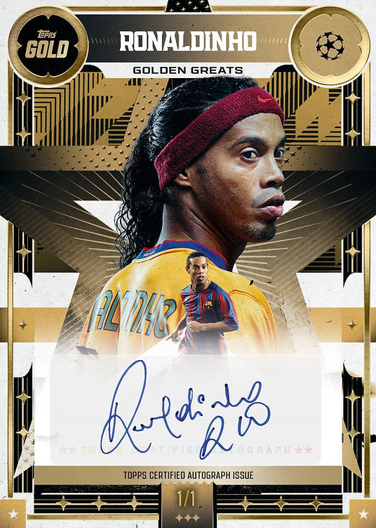 Topps UEFA UCC Gold 2025/26 - Caja para coleccionistas