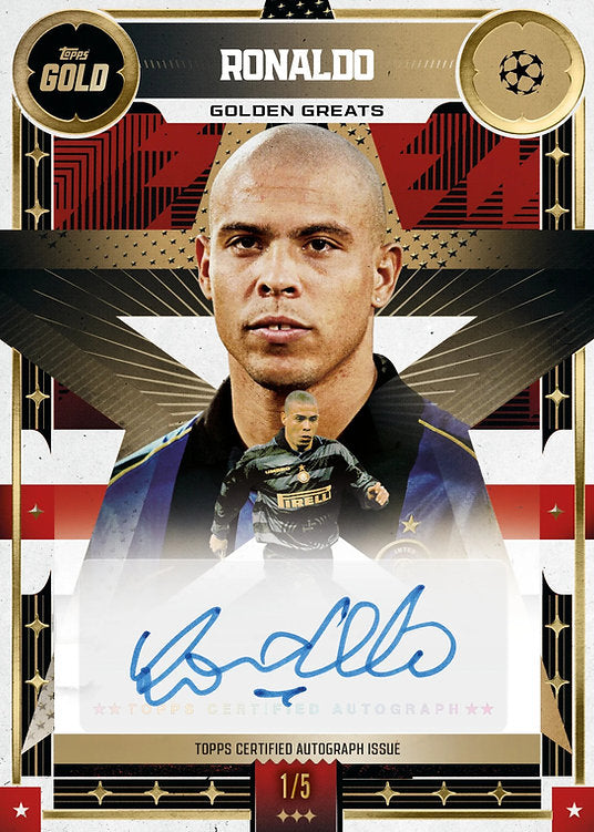 Topps UEFA UCC Gold 2025/26 - Caja para coleccionistas