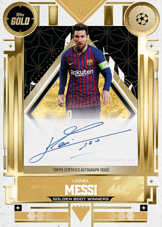 Topps UEFA UCC Gold 2025/26 - Caja para coleccionistas