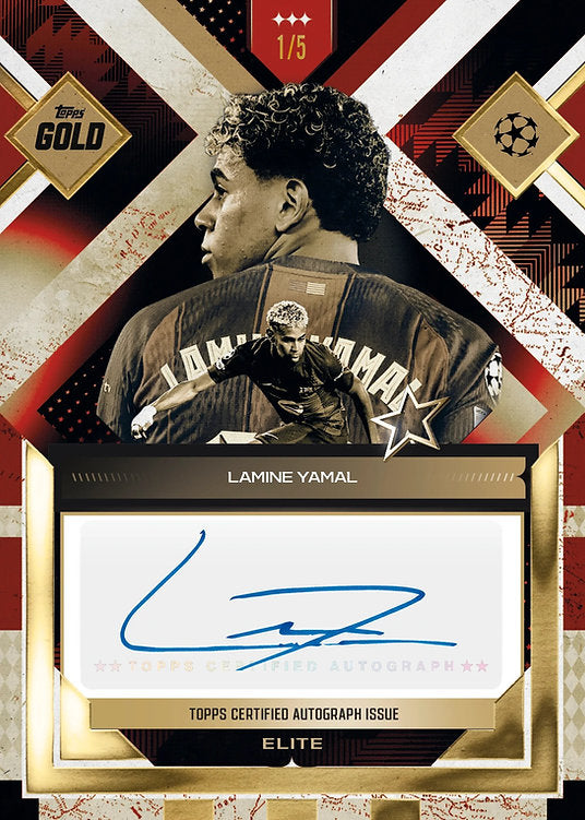 Topps UEFA UCC Gold 2025/26 - Caja para coleccionistas