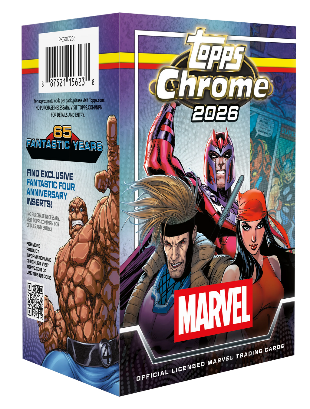 Topps Chrome Marvel Comics - Value Box