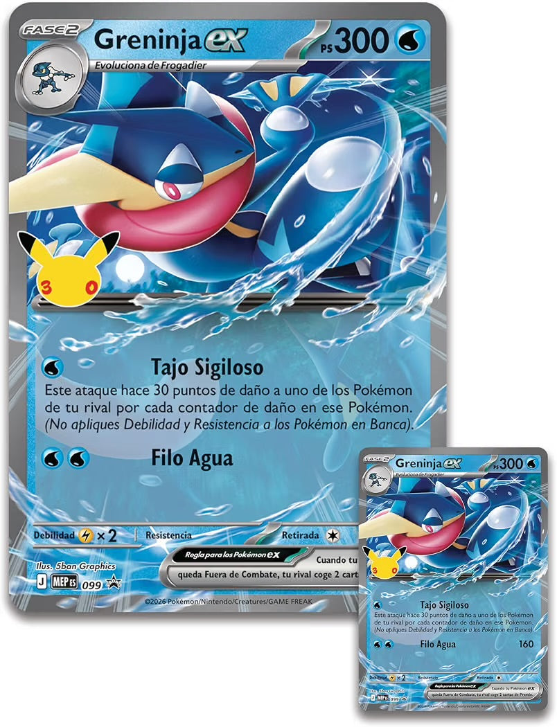 Pokémon Colección Greninja ex 30 Aniversario - Español