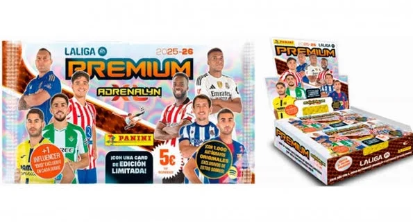 Display Premium Adrenalyn 25/26 (20 sobres) - LaLiga - Panini Cromos