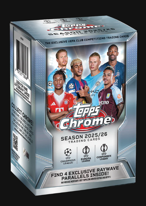 Value Box UEFA Club Competitions Chrome 2025-26 - Topps Europe