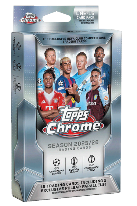 Hanger Box UEFA Club Competitions Chrome 2025-26 - Topps Europe