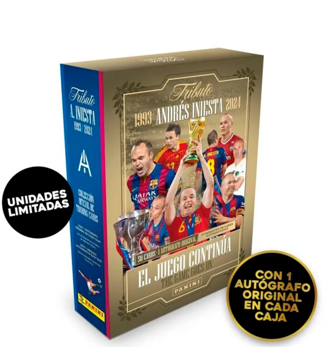 Collector Box - Tributo Andrés Iniesta 1993-2024 - Panini Cromos
