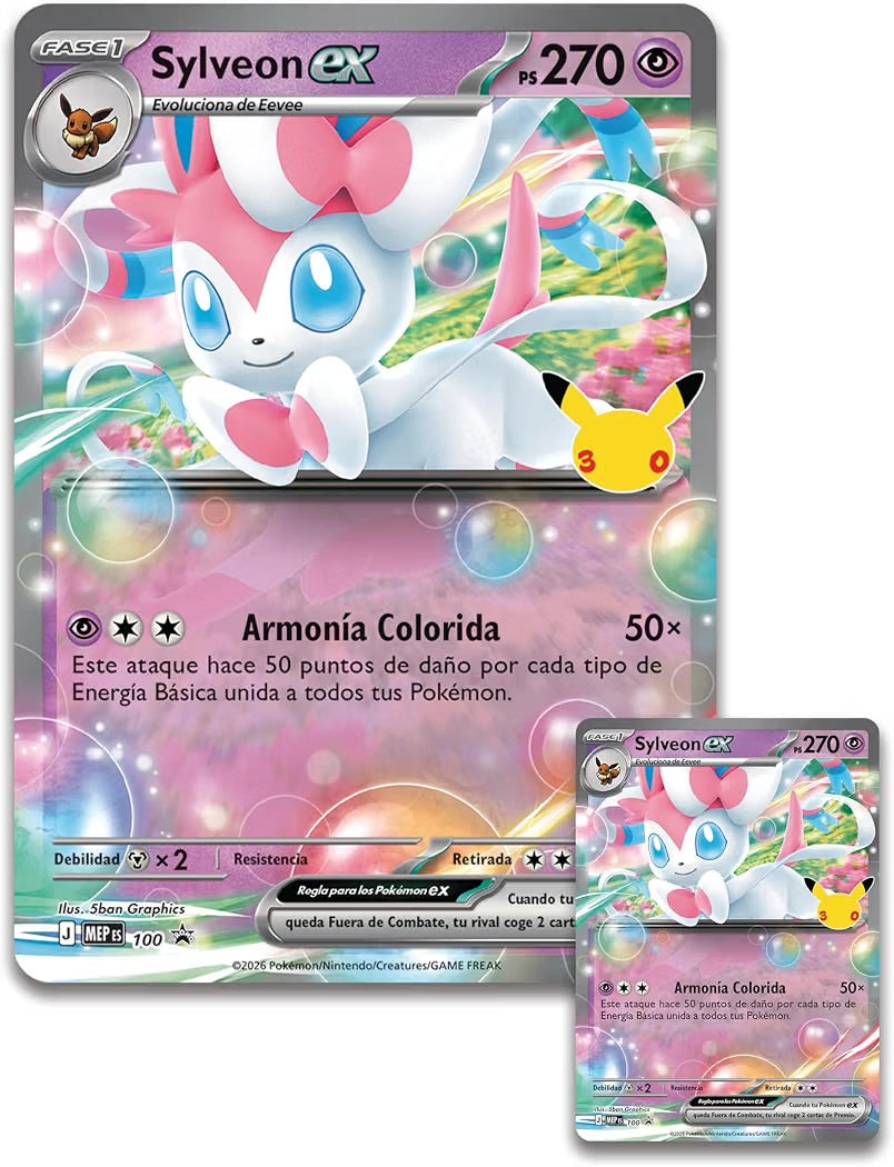 Pokémon Colección Sylveon ex 30 Aniversario - Español