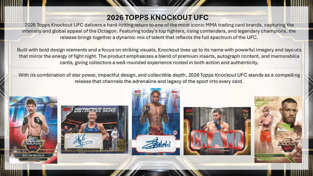 2026 Topps UFC Knockout - Hobby box