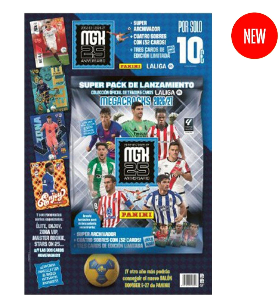 Megacracks 2026/27 - Megapack - Colección Oficial Panini