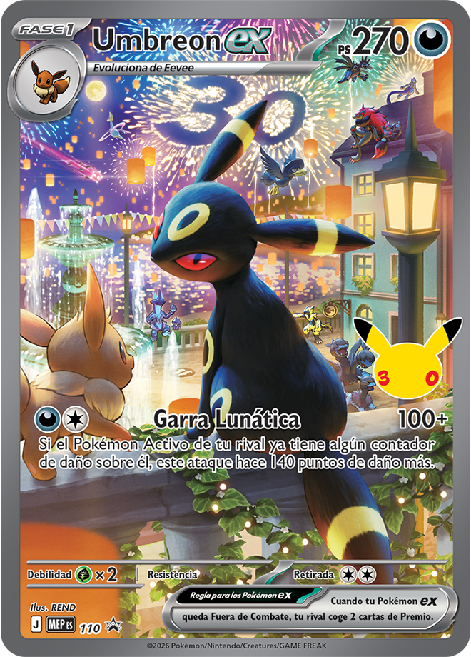30th Celebration Ultra-Premium Collection Umbreon ex - Español