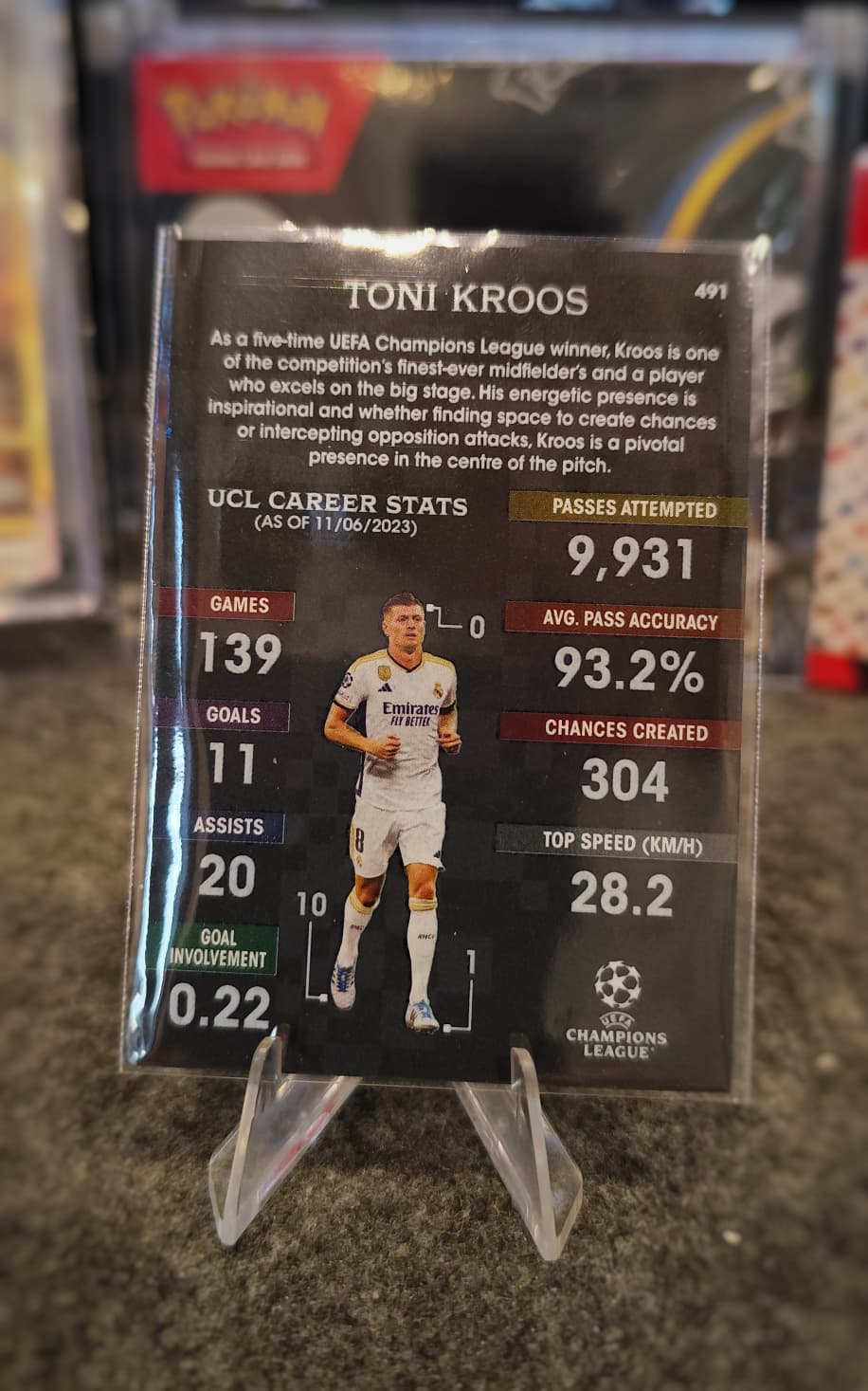 Carta Toni Kroos – Black Edge Edition (Topps)