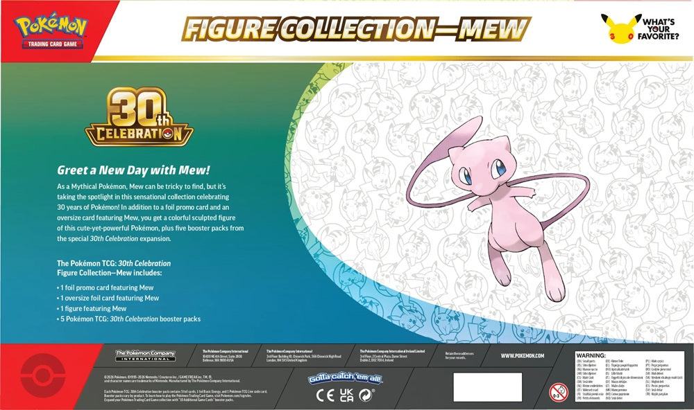 30th Celebration - Figure Collection: Mew inglés
