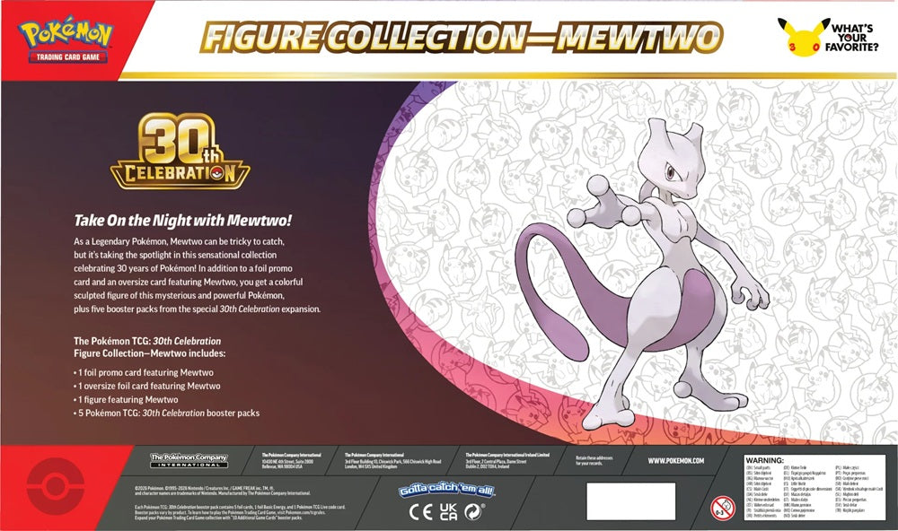 30th Celebration - Figure Collection: Mewtwo inglés