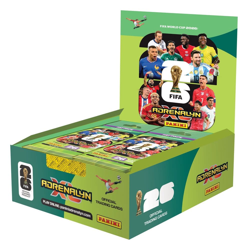 Panini FIFA World Cup 2026 Adrenalyn XL Cartas Coleccionables Expositor Fatpack Box (10)